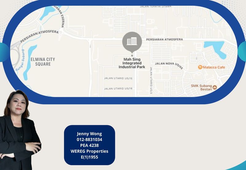 Shah Alam Selangor Mah Sing Industrial Park Detached Factory For Rent