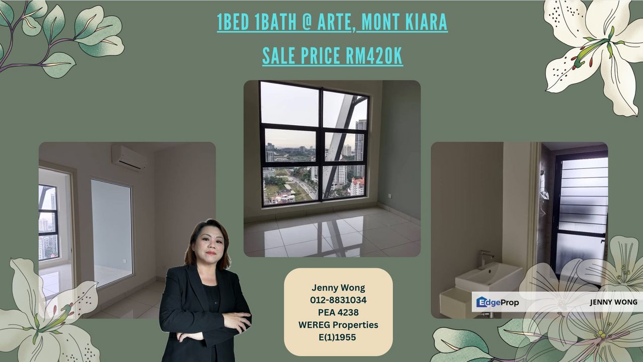 Arte Mont Kiara Kuala Lumpur 1 Bed 1 Bath For Sale, Kuala Lumpur, Mont Kiara