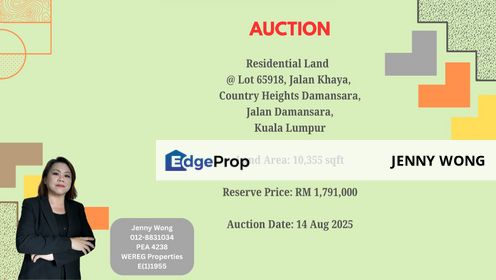 AUCTION: Residential Land @ Country Heights Damansara, Kuala Lumpur, Kuala Lumpur, Country Heights Damansara