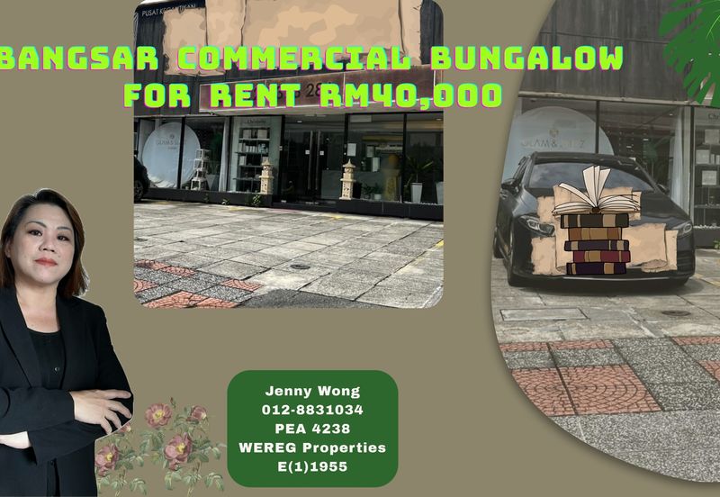 Jalan Maarof Bangsar Commercial Bungalow For Rent
