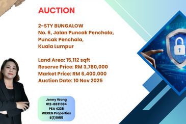 Puncak Penchala, Kuala Lumpur, 2-STY BUNGALOW FOR AUCTION