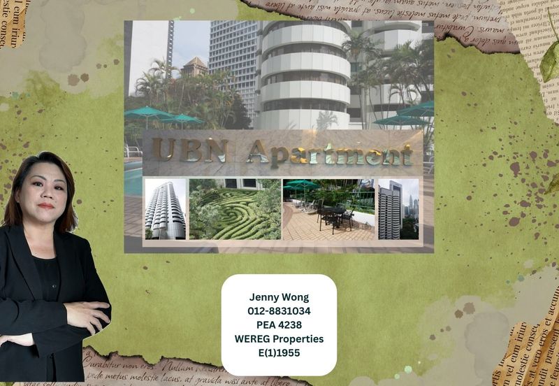 UNB Apartment, Jalan P. Ramlee, Kuala Lumpur, 1711 sqft APARTMENT FOR RENT