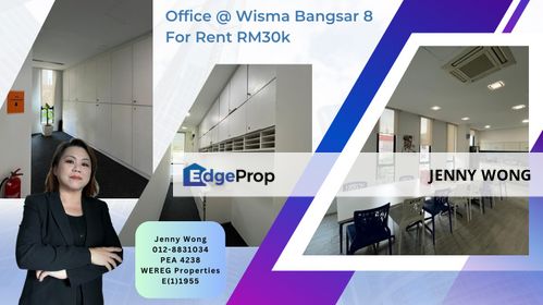 RENT: Office @ Wisma Bangsar, Kuala Lumpur, Kuala Lumpur, Bangsar