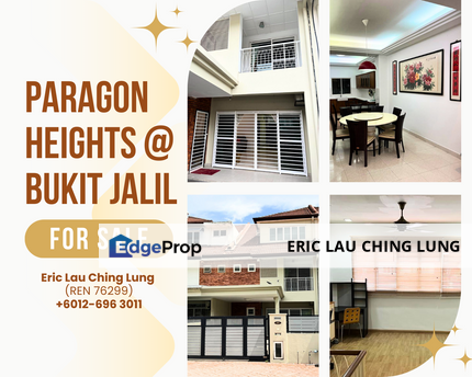 Paragon Heights @ Bukit Jalil For Sale ✨ 3-Storey House Near Pavilion Bukit Jalil & BK9, Kuala Lumpur, Bukit Jalil