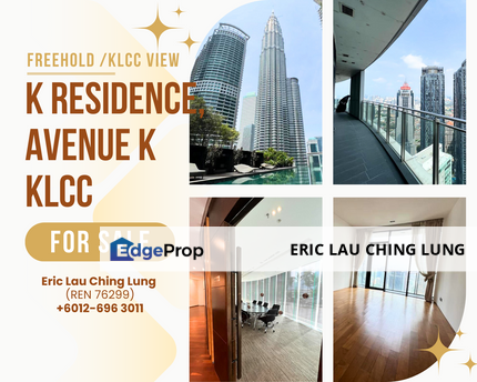 K Residence, Avenue K KLCC - Kuala Lumpur for Sale ✨ 2 Carpark [FREEHOLD] , Kuala Lumpur, KL City