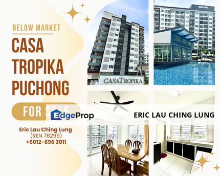 Casa Tropika Puchong Utama Condominium for Sale  ✨ [BELOW MARKET], Selangor, Puchong