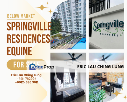 Springville Residence Seri Kembangan | Balcony Facing Swimming Pool | Nicely Renovated | BELOW MARKET PRICE, Selangor, Seri Kembangan