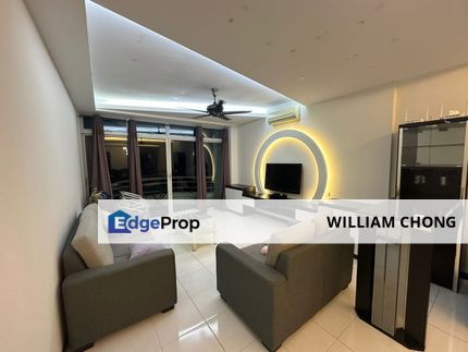 Ocean Palm Condo (Sunshine) – 3R2B | Corner Unit | Seaview | Fully Furnished & Renovated | RM459K | Freehold, Melaka, Klebang