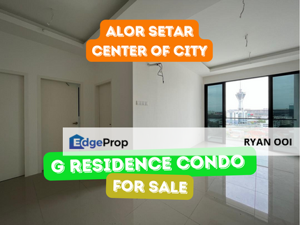 G Residence Condo Freehold di Alor Setar – 3 Bilik, 2 Parking, Lokasi Pusat Bandar, Sesuai untuk Pelaburan & Kediaman!, Kedah, Alor Setar