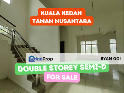 Double Storey Terrace (End Lot) @ Taman Nusantara, Kuala Kedah, Kedah, Kedah, Kuala Kedah