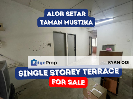 Cheap! Single Storey Terrace @ Taman Mustika, Alor Setar, Kedah, Kedah, Alor Setar