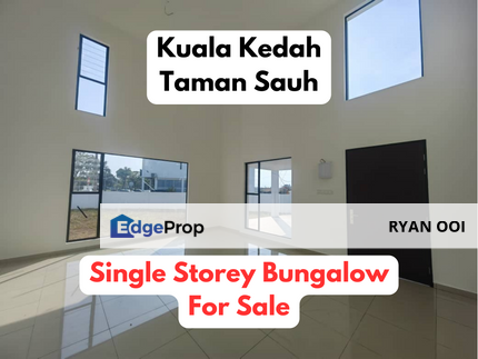Family Home! Single Storey Bungalow For Sale @ Taman Sauh, Kuala Kedah, Kedah, Kota Setar