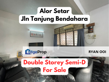City Center! 2 Storey Semi-D End Lot For Sale @ Jalan Tanjung Bendahara, Alor Setar, Kedah, Kota Setar