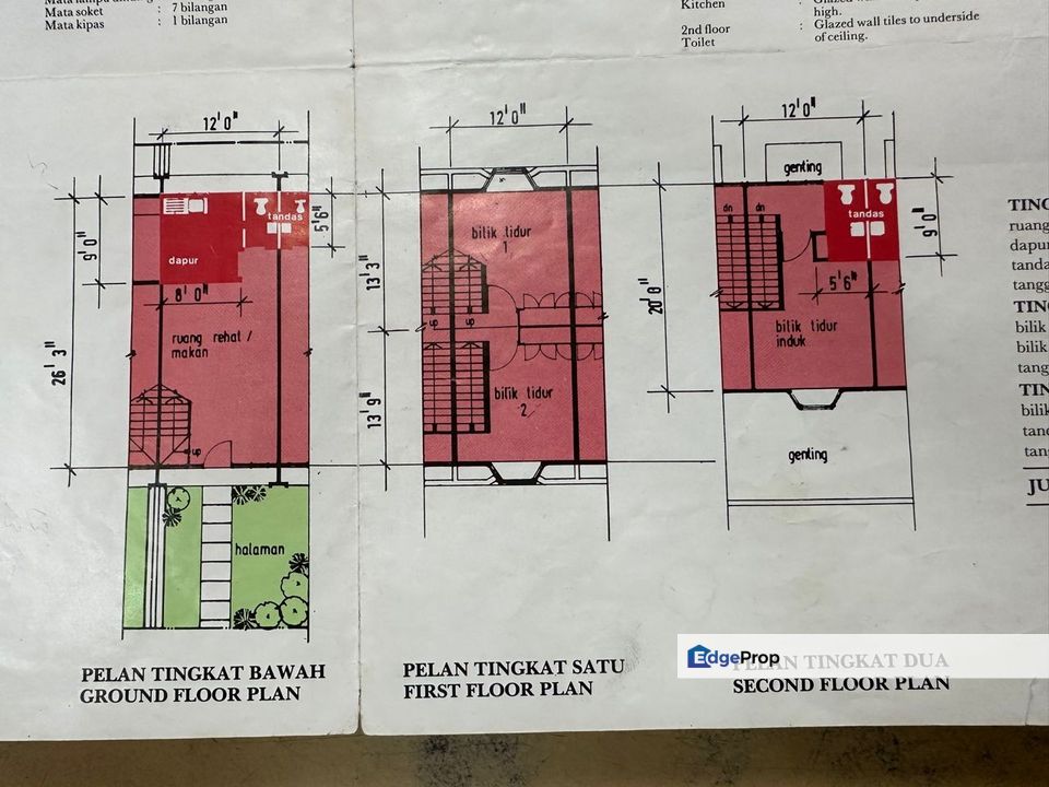 2.5 Storey House Taman Dato Senu Sentul KL, Kuala Lumpur, Sentul