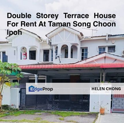 Double Storey House For Rent At Taman Song Choon Ipoh , Perak, Ipoh