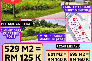 3 LOT TANAH PERUMAHAN UNTUK DIJUAL DI JALAN SRI JAYA, KAMPUNG PENGKALAN PANDAN, KEMAMAN, TERENGGANU