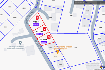 3 LOT TANAH PERUMAHAN UNTUK DIJUAL DI JALAN SRI JAYA, KAMPUNG PENGKALAN PANDAN, KEMAMAN, TERENGGANU