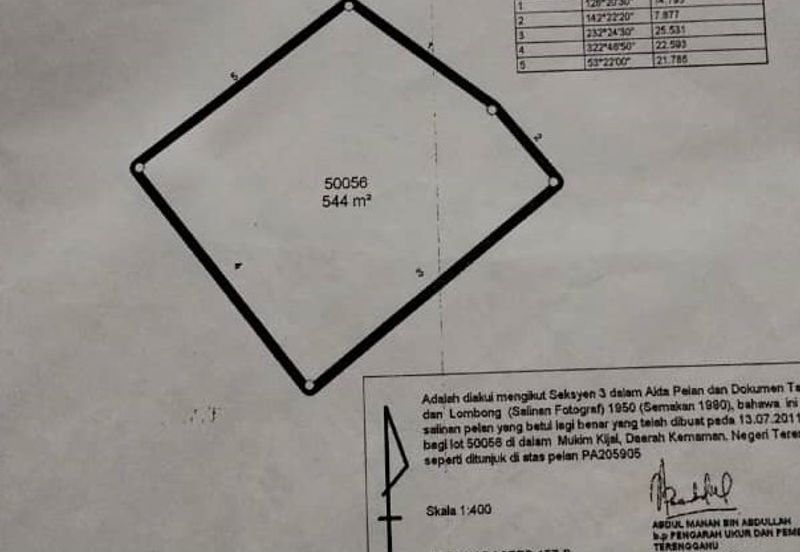 TANAH & RUMAH SEPARUH SIAP UNTUK DIJUAL DI RTB KAMPUNG MERTAU, TITIAN BERAYUN, KIJAL, KEMAMAN, TERENGGANU