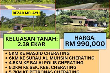 TANAH UNTUK DIJUAL DI KAMPUNG CHENDOR, KUANTAN, PAHANG