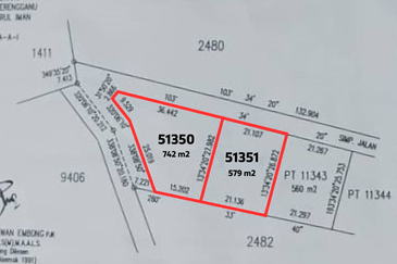 2 LOT TANAH PERUMAHAN UNTUK DIJUAL DI LORONG PERMATA 8, TAMAN PERMINT PERMATA, KUALA BERANG, TERENGGANU