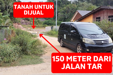 2 LOT TANAH PERUMAHAN UNTUK DIJUAL DI KAMPUNG BINJAI, JALAN TOK KAH, DUNGUN, TERENGGANU