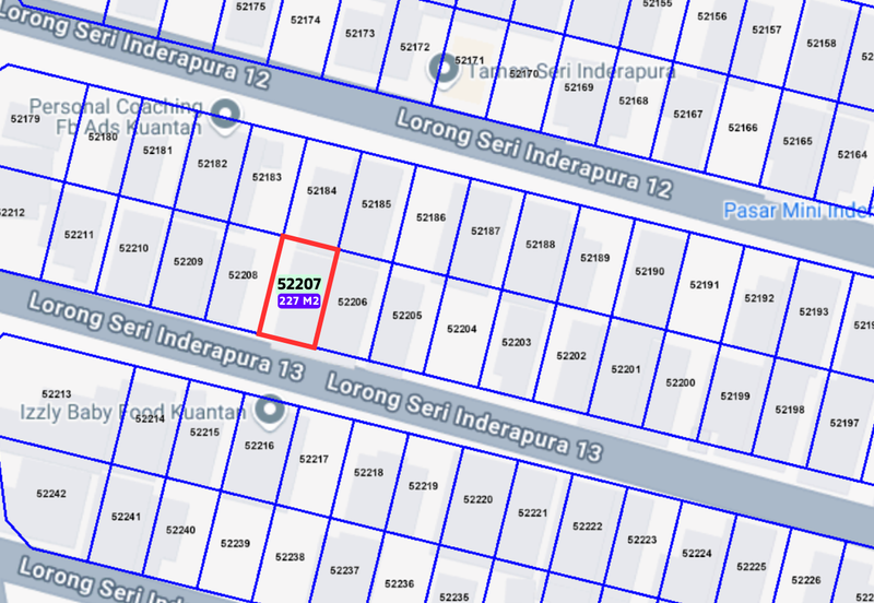 RUMAH SEMI D UNTUK DIJUAL DI TAMAN SERI INDERAPURA, KUANTAN, PAHANG