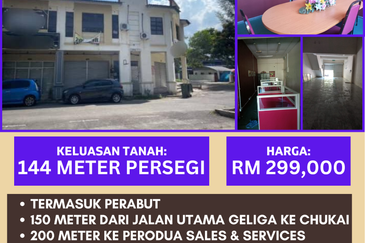 BANGUNAN KEDAI 2 TINGKAT UNTUK DIJUAL DI 18339, KAWASAN PERINDUSTRIAN JAKAR 3, FASA 2, CHUKAI, KEMAMAN, TERENGGANU