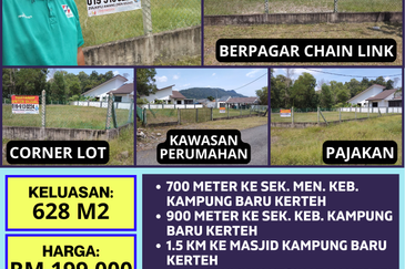 TANAH LOT PERUMAHAN UNTUK DIJUAL DI KAMPUNG BARU, KERTEH, KEMAMAN, TERENGGANU