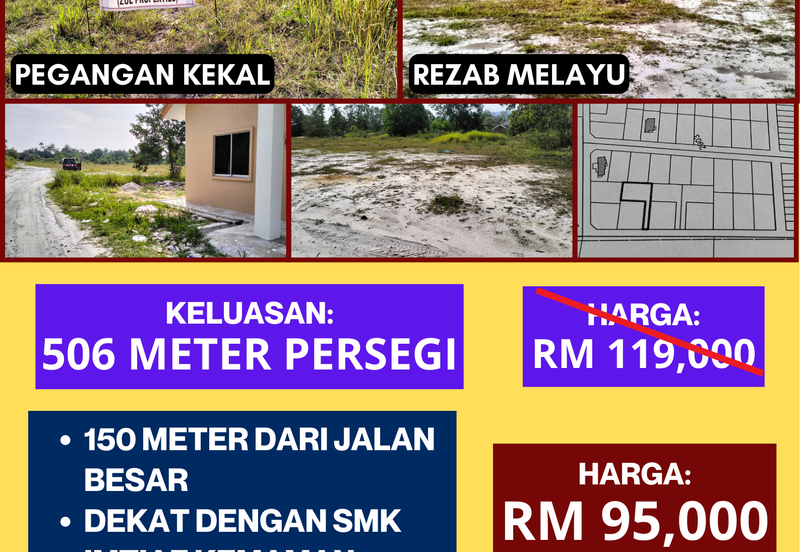 TANAH LOT PERUMAHAN UNTUK DIJUAL DI KAMPUNG PAYOH, BUKIT TERUNA, KIJAL, KEMAMAN, TERENGGANU