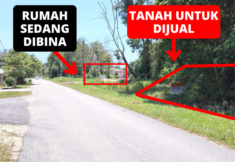 TANAH LOT PERUMAHAN UNTUK DIJUAL DI JALAN HARMONI 2/2, MAK LAGAM, KEMAMAN, TERENGGANU