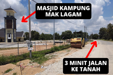 TANAH LOT PERUMAHAN UNTUK DIJUAL DI JALAN HARMONI 2/2, MAK LAGAM, KEMAMAN, TERENGGANU