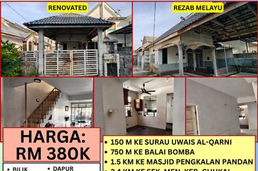 RUMAH SEMI D 2 TINGKAT UNTUK DIJUAL DI 4706, TAMAN JAKAR JAYA (BELAKANG MAYBANK), CHUKAI, KEMAMAN, TERENGGANU