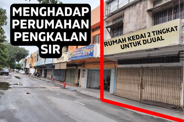 BANGUNA  KEDAI 2 TINGKAT UNTUK DIJUAL DI JALAN CHUKAI KE KSB, BAKAU TINGGI, KEMAMAN, TERENGGANU