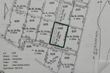 TANAH LOT PERUMAHAN UNTUK DIJUAL DI TENGAH BANDAR CHUKAI, BELAKANG HOTEL LULU, KAMPUNG BANGGUL KIRI, CHUKAI, KEMAMAN, TERENGGANU