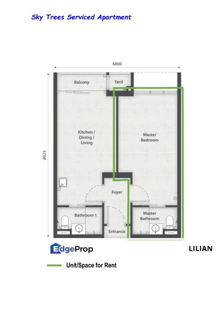 Bukit Indah Sky Tree Studio Fully Furnished , Johor, Nusajaya