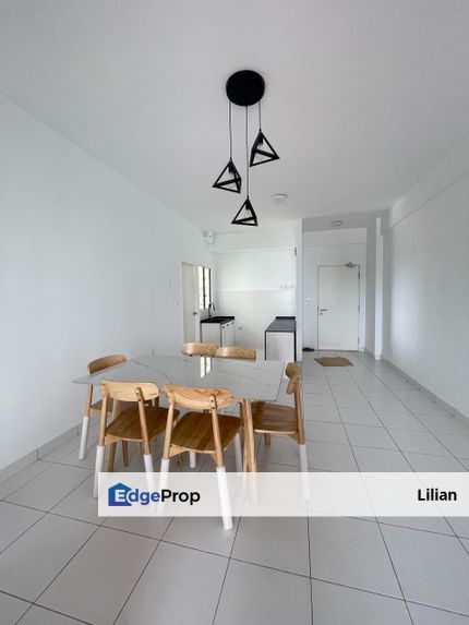 Permas Ville 3bedroom Partial Furnished City view , Johor, Permas Jaya/Senibong