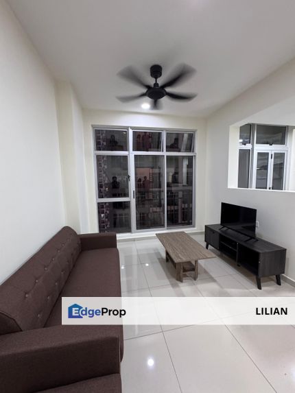 Seri Alam Midas Seri Alam 2 bedroom Fully Furnished City view , Johor, Pasir Gudang