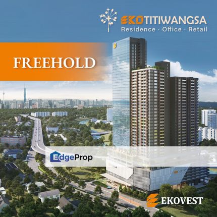 Freehold,Low Dense,Klcc View, Free furnished & legal, shuttle to MRT Price from 350k , Kuala Lumpur, Gombak