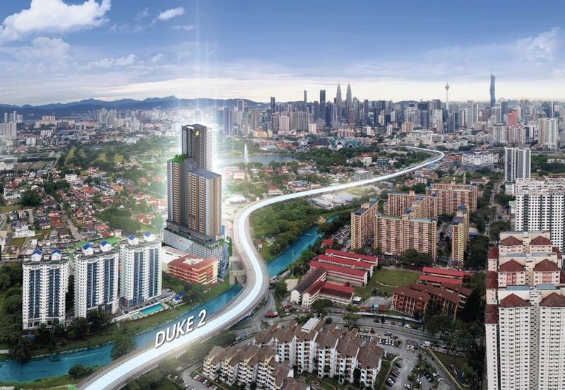 Freehold,Low Dense,Klcc View, Free furnished & legal, shuttle to MRT Price from 350k 