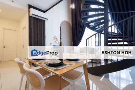 TASTEFULLY RENOVATED & Furnished Luxury Duplex Freehold 2-bed The Apple Condo in Melaka City, Melaka, Melaka Raya