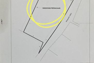 ROADSIDE Commercial Land for Building in Bandar Hilir