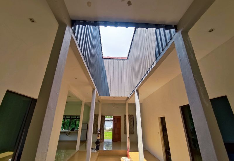 VACATION HOME 4-bed 1 Storey Banglo Single Storey Bungalow with Big Land Nusa Dusun Kuala Sungai Baru Kuala Linggi