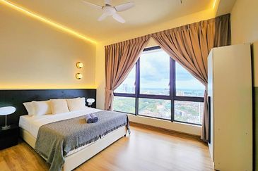 GREAT DEAL! RM500 Booking Fully Furnished Freehold 2-bed The Apple Duplex Dual Keys Condo Melaka City Centre