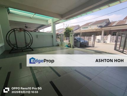 RENOVATED & EXTENDED Endlot 4-bed 1 Storey House Single Storey Terrace House Taman Krubong Jaya., Melaka, Melaka Tengah