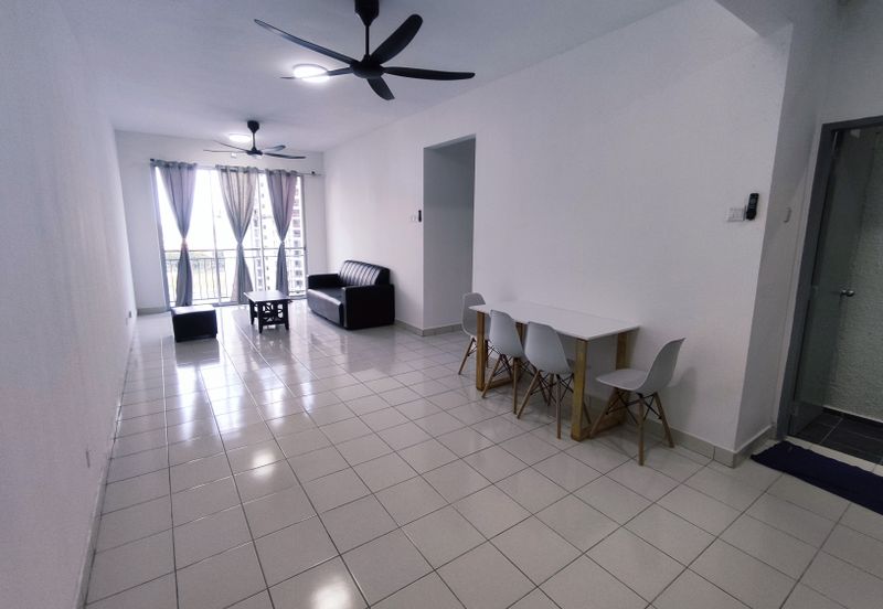 FULLY FURNISHED 3-bed Seri Serindit Apartment near Semabok