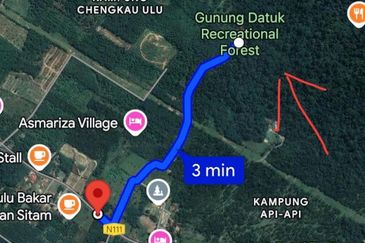 Tanah Tepi Jalan Utama, Gunung Datuk,  Kampung Batang Nyamor, Rembau