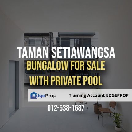 Jalan Taman Setiawangsa, Taman Setiawangsa, Kuala Lumpur Fully Furnished Bungalow For Sale , Kuala Lumpur, Taman Setiawangsa