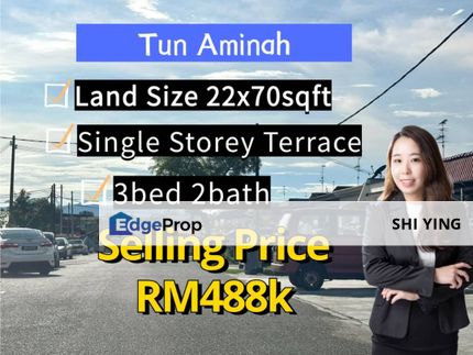 Tun Aminah Landed Single Storey Terrace, Johor, Skudai