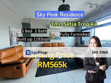 Setia Tropikal Sky Peak 3 room for Sale, Johor, Setia Tropika