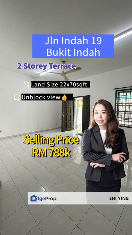 Jln Indah 19 Bukit Indah house for sale unblock , Johor, Johor Bahru